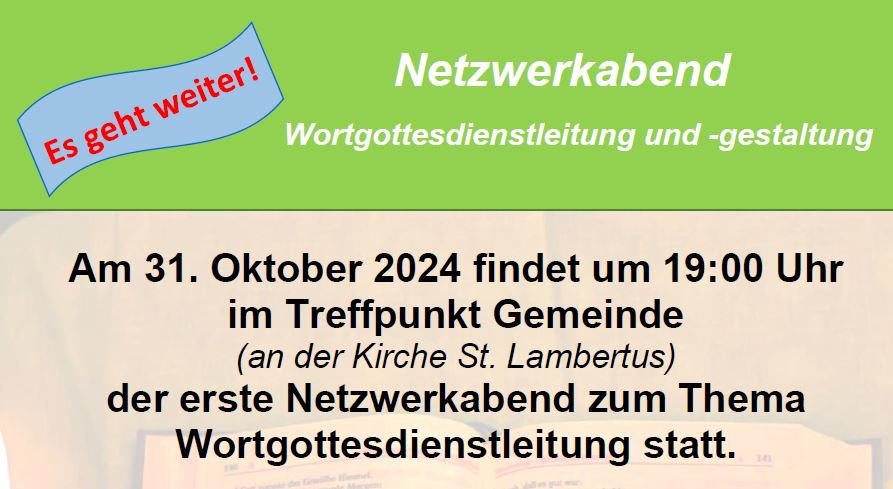 Netzwerkabend 31.10.2024