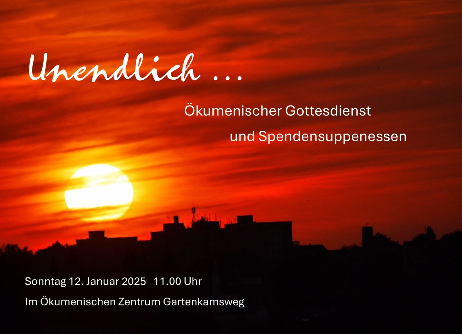 Unendlich Jan 25 PLakat